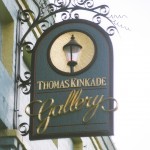 Thomas Kinkade Gallery, Placerville, Double-sided sign