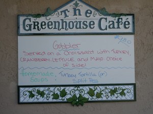 We created this specials board  to complement the cafe's original sign.